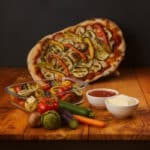 Pinsa Vegetariano gegrilltes Gemüse